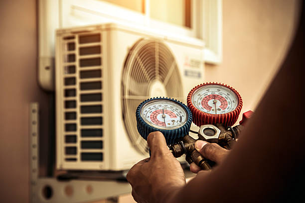 Professional Ac Installation technician working in Slippery Rock, PA